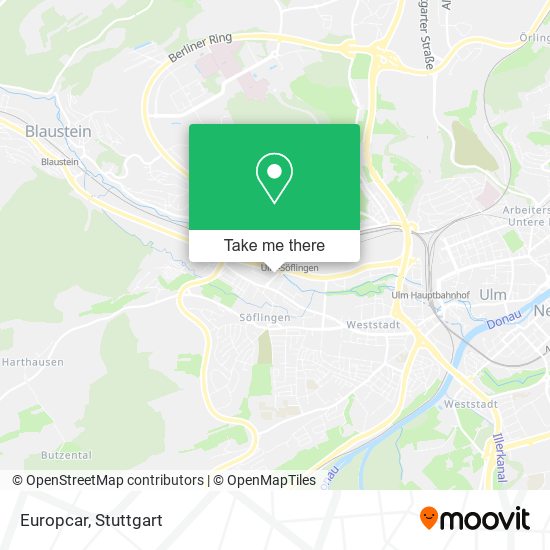 Europcar map