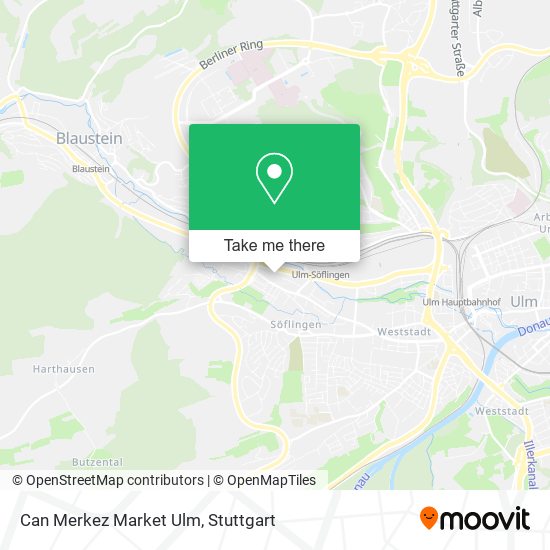 Карта Can Merkez Market Ulm
