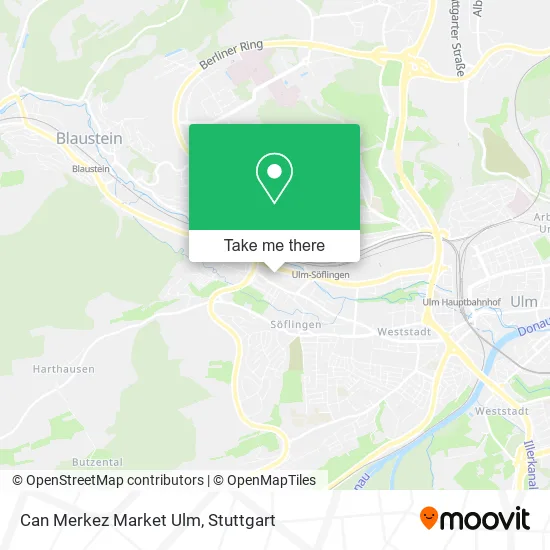Карта Can Merkez Market Ulm