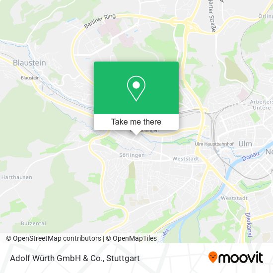 Adolf Würth GmbH & Co. map