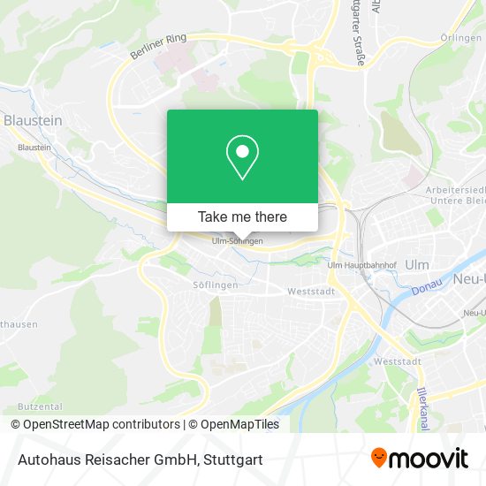 Autohaus Reisacher GmbH map