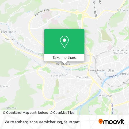 Карта Württembergische Versicherung