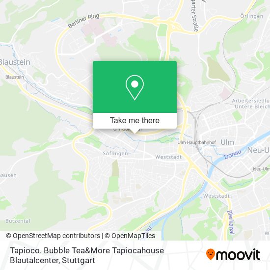 Tapioco. Bubble Tea&More Tapiocahouse Blautalcenter map