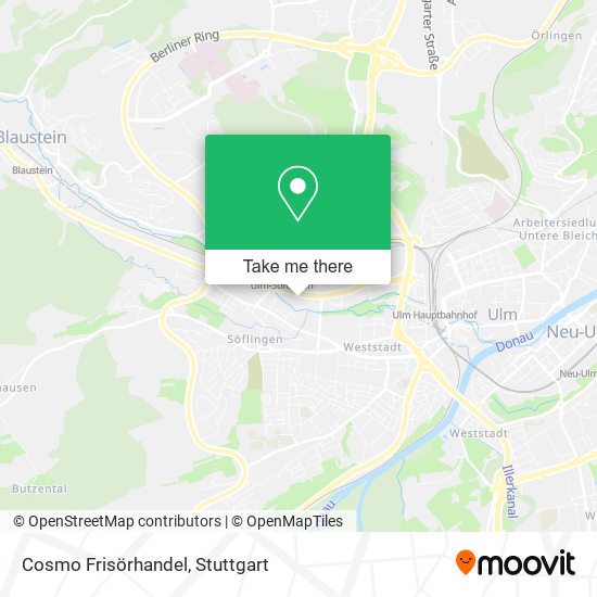 Cosmo Frisörhandel map