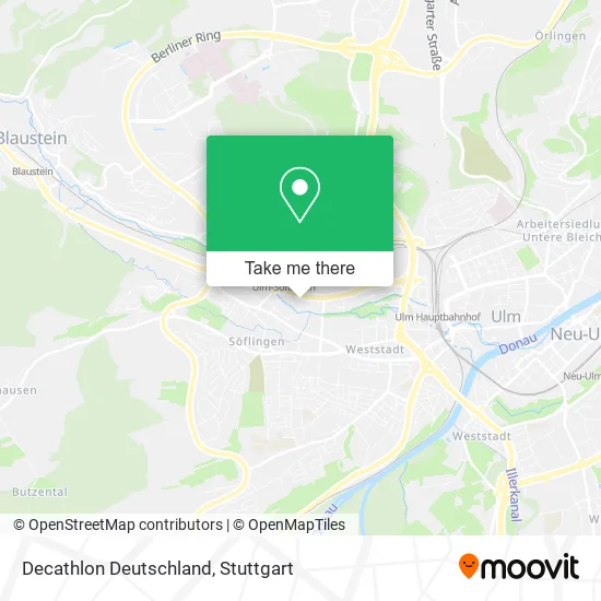 Карта Decathlon Deutschland
