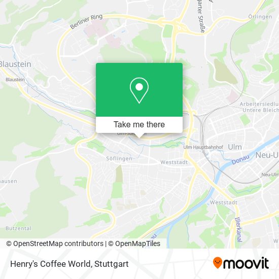 Henry's Coffee World map