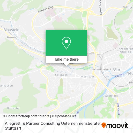 Allegretti & Partner Consulting Unternehmensberater map