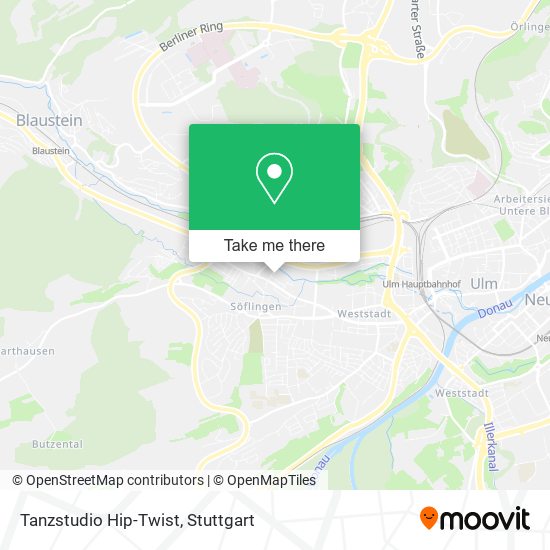 Tanzstudio Hip-Twist map