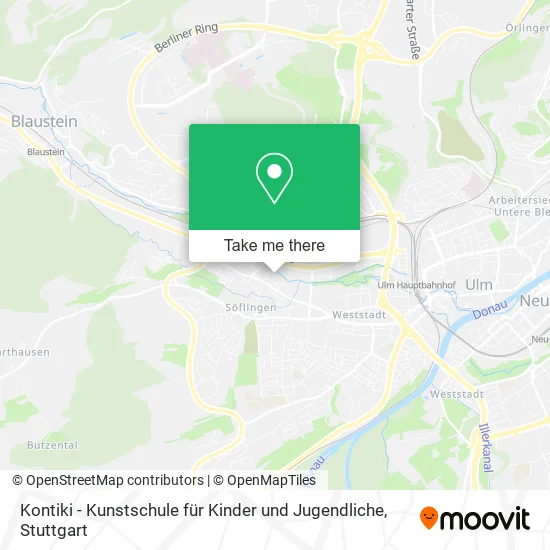Карта Kontiki - Kunstschule für Kinder und Jugendliche