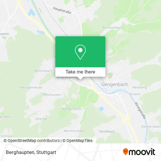 Карта Berghaupten