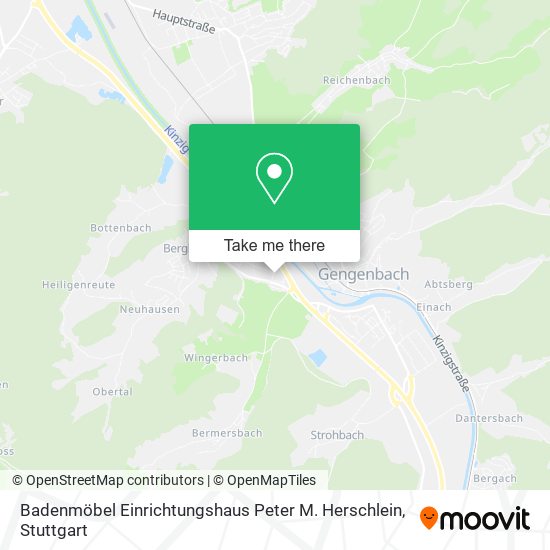 Badenmöbel Einrichtungshaus Peter M. Herschlein map