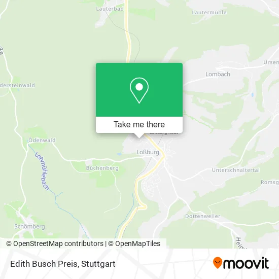 Edith Busch Preis map