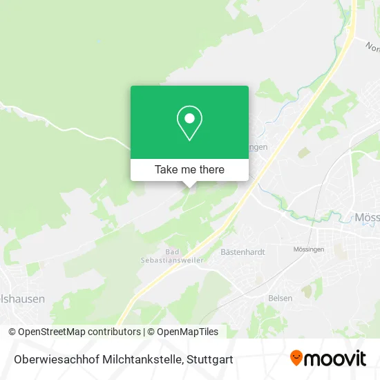 Карта Oberwiesachhof Milchtankstelle