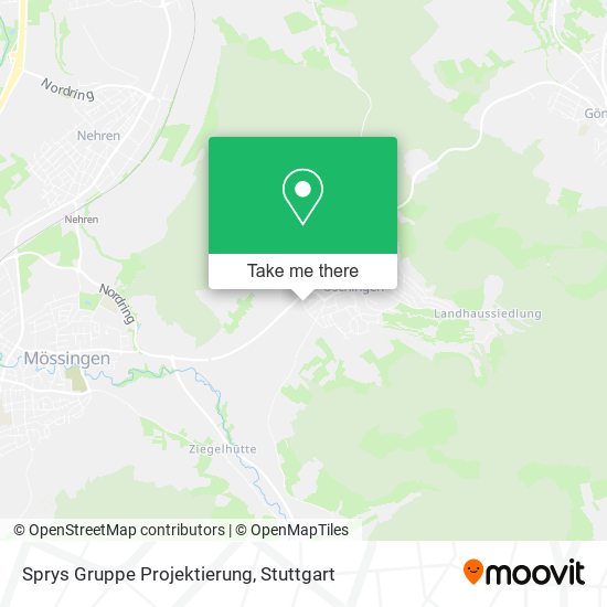 Sprys Gruppe Projektierung map