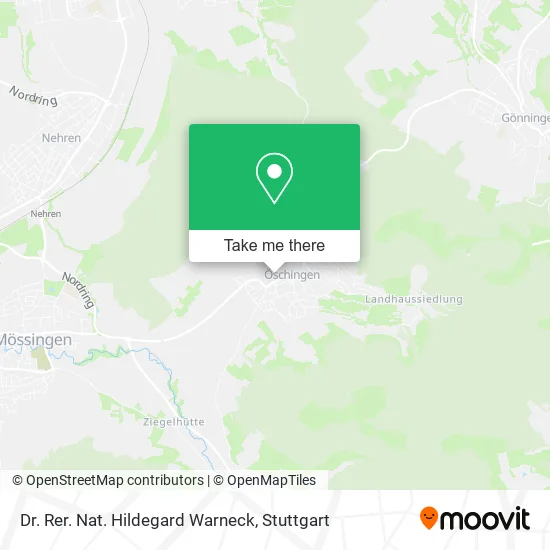 Карта Dr. Rer. Nat. Hildegard Warneck