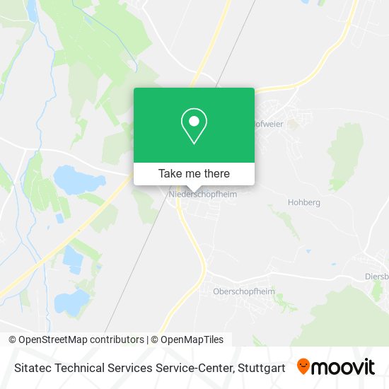 Sitatec Technical Services Service-Center map