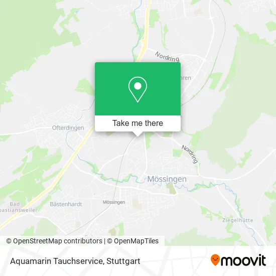 Карта Aquamarin Tauchservice