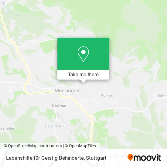 Lebenshilfe für Geistig Behinderte map