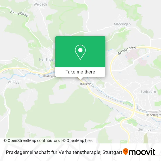 Карта Praxisgemeinschaft für Verhaltenstherapie