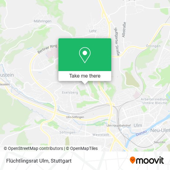 Карта Flüchtlingsrat Ulm