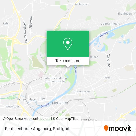 Reptilienbörse Augsburg map