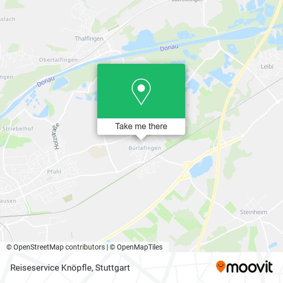 Reiseservice Knöpfle map
