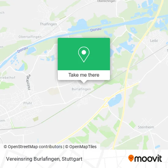 Карта Vereinsring Burlafingen