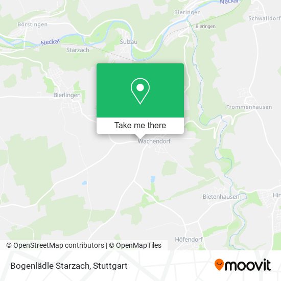 Bogenlädle Starzach map