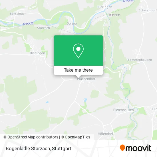 Карта Bogenlädle Starzach