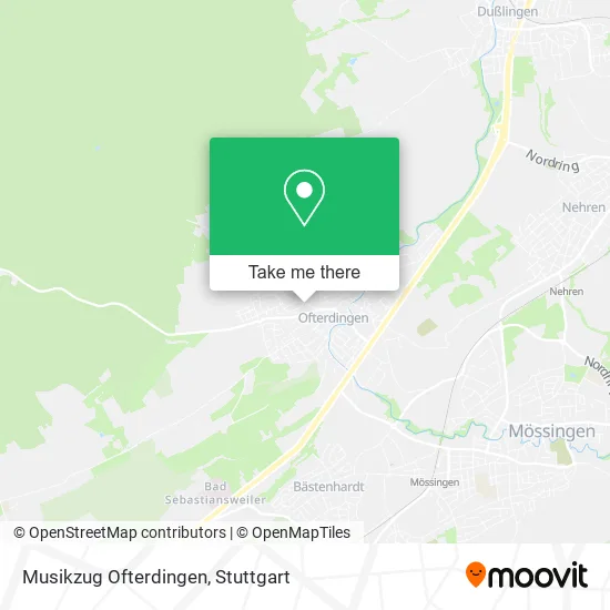 Карта Musikzug Ofterdingen