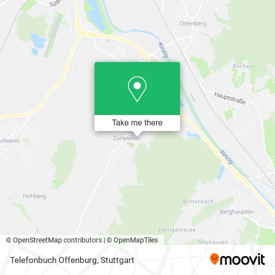 Карта Telefonbuch Offenburg