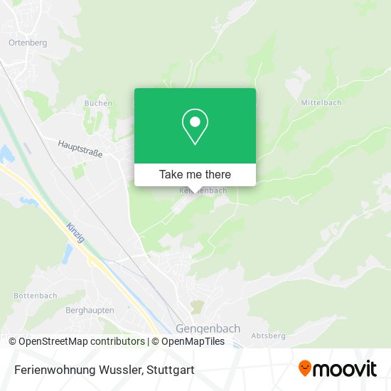 Ferienwohnung Wussler map