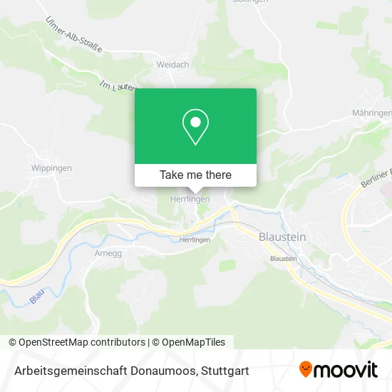 Карта Arbeitsgemeinschaft Donaumoos