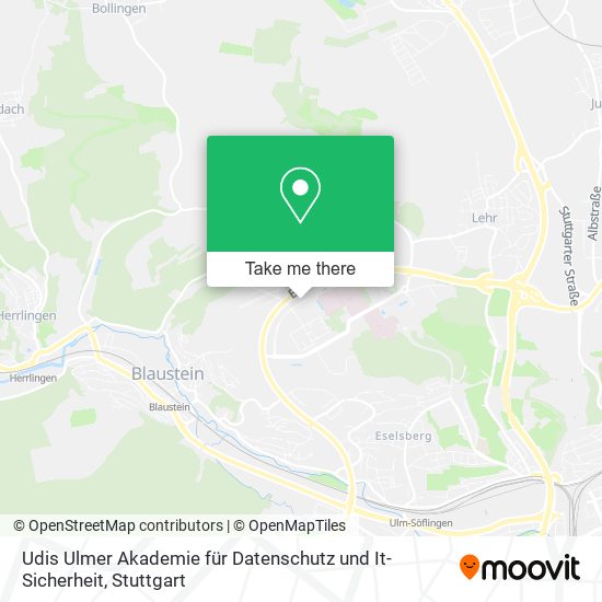 Udis Ulmer Akademie für Datenschutz und It-Sicherheit map