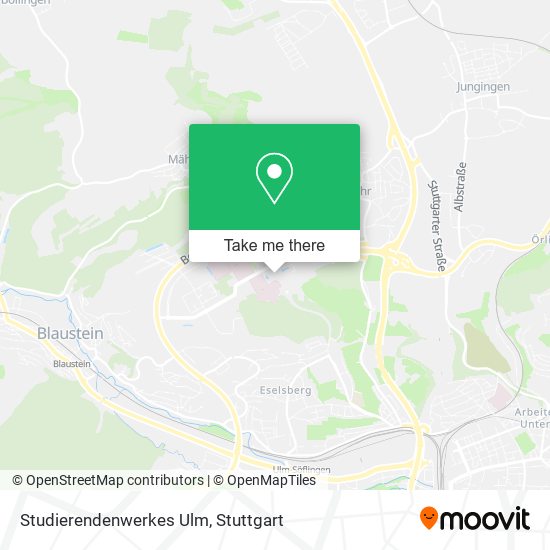 Studierendenwerkes Ulm map