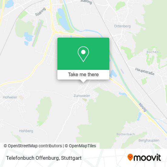 Карта Telefonbuch Offenburg