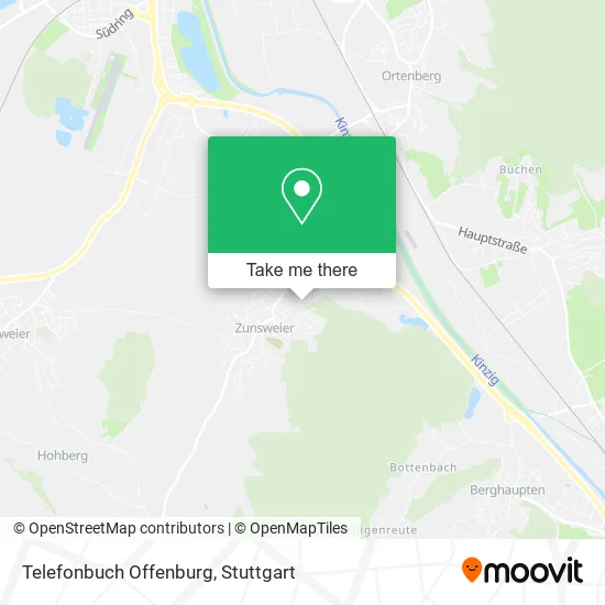 Карта Telefonbuch Offenburg