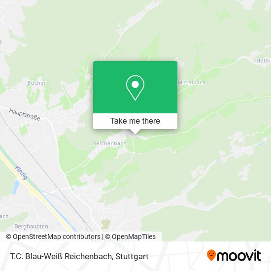 Карта T.C. Blau-Weiß Reichenbach