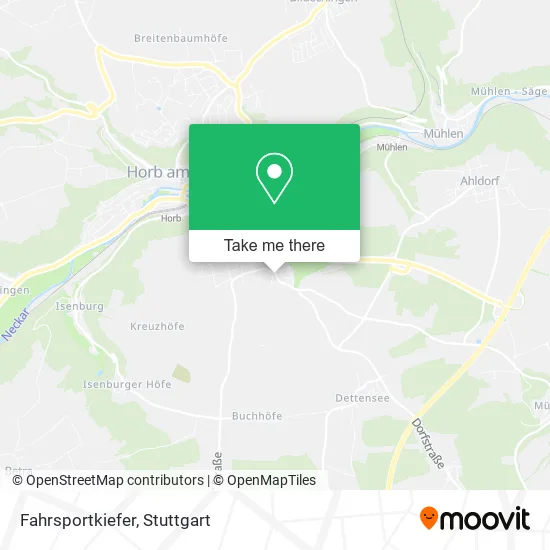 Карта Fahrsportkiefer