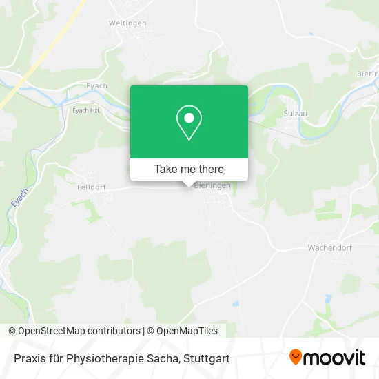 Карта Praxis für Physiotherapie Sacha