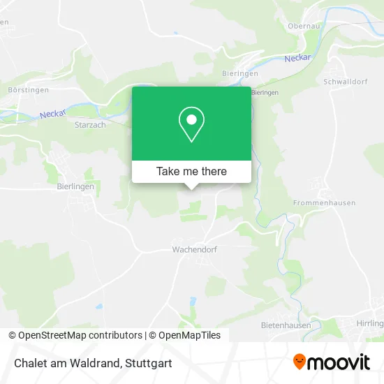 Карта Chalet am Waldrand