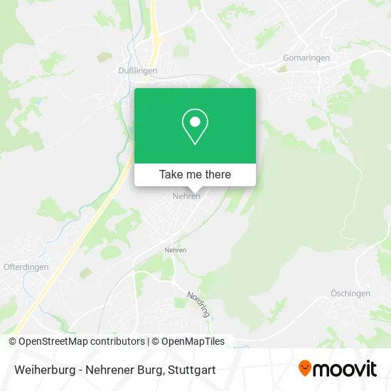 Карта Weiherburg - Nehrener Burg