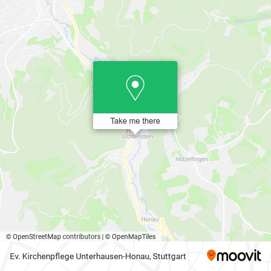 Карта Ev. Kirchenpflege Unterhausen-Honau