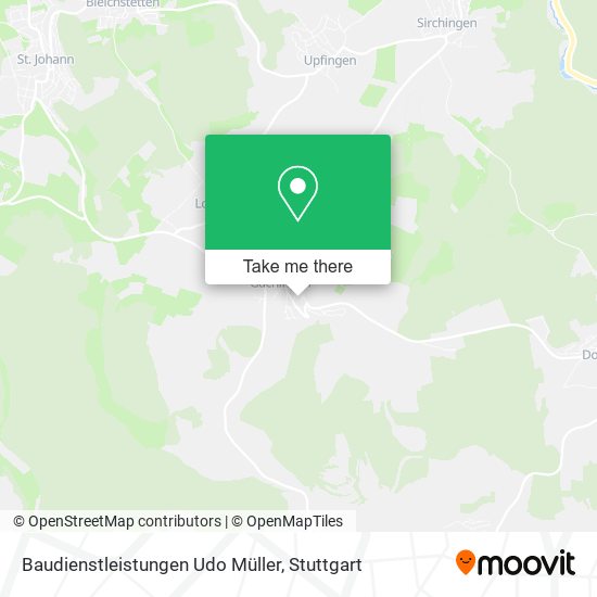 Карта Baudienstleistungen Udo Müller