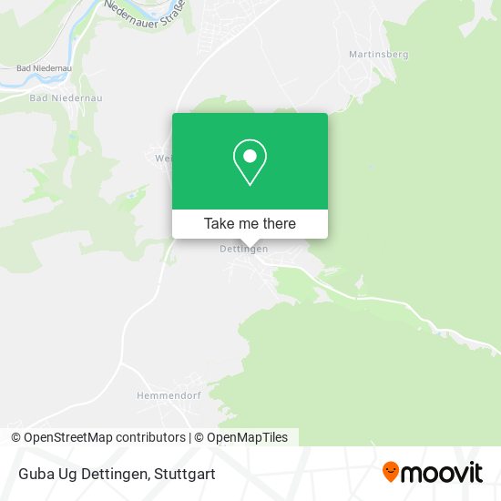 Карта Guba Ug Dettingen