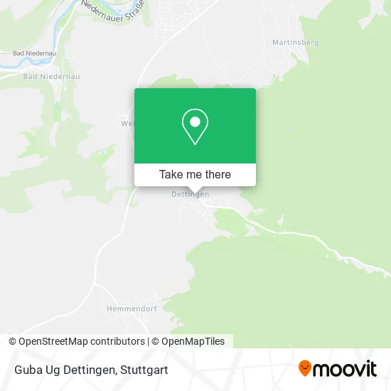 Карта Guba Ug Dettingen