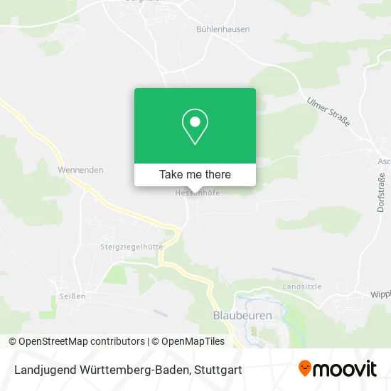 Карта Landjugend Württemberg-Baden