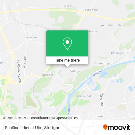 Schlüsseldienst Ulm map