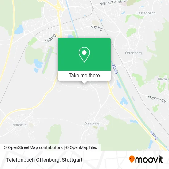 Карта Telefonbuch Offenburg