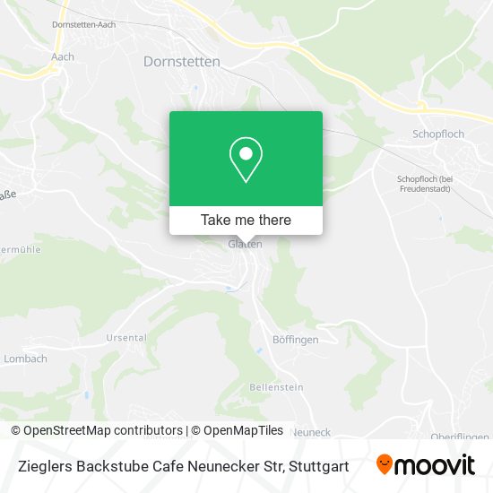 Карта Zieglers Backstube Cafe Neunecker Str